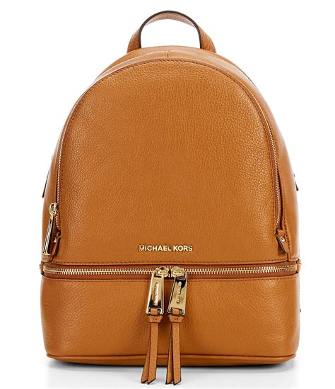 michael kors rhea zip backpack|michael kors rhea large backpack.